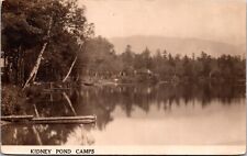 Real Photo Postcard Kidney Pond Camps in Greenville, Maine~762 picture