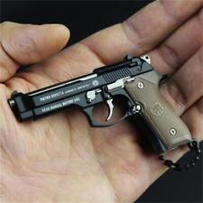 1pc New Anti-stress Toys Metal Keychain Miniature Model 1:3 Beretta Colt Glock picture