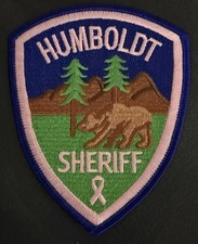California Pink (Cancer Awareness) Patch. Humboldt Sheriff. picture