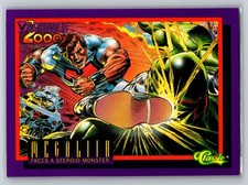 1993 Classic Deathwatch 2000 #8 Megalith Faces a Steroid Monster Trading Card picture