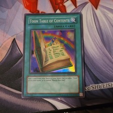 Toon Table of Contents TP6-EN002 English LP Yu-Gi-Oh NM/LP picture