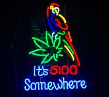 5 O'CLOCK SOMEWHERE weed NEON Light Sign 15