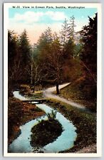 View Cowen Park Seattle Washington Undivided Back Postcard picture