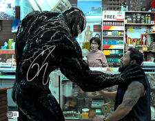 TOM HARDY SIGNED AUTOGRAPH VENOM 11X14 PHOTO BECKETT BAS picture