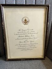 Official 1973 Nixon-Agnew Inauguration Invitation picture