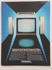 1982 Panasonic Omni Series Component Video Speakers TV Vintage Magazine Print Ad picture