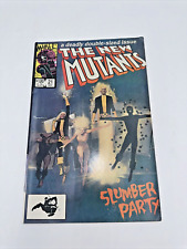 The New Mutants 21 Marvel Comic Book 1984 Deadly Double Size Slumber Party picture