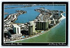 1985 Aerial View Of Clearwater Beach Florida FL Posted Vintage Postcard picture
