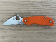 Spyderco C127GPOR Urban Wharncliffe Blade, Safety Orange G10 Handles picture