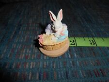Enesco Mom & Baby Bunny Bedtime Figurine NEW Without Box picture