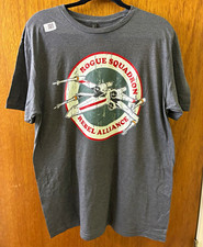Star Wars Rogue Squadron Rebel Alliance X Wing Graphic T-Shirt Mens Large Gray picture
