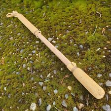Native American Drum Beater, Smoked brain-tanned buckskin on cherry wood stick picture