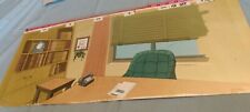 Vintage FAT ALBERT animation Cel background panoramic production art TV show picture
