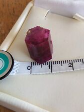 HUGE 18.5+ Carat Red Beryl Gem Crystal Specimen Facet Rough Utah USA Bixbite DT picture