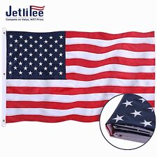 Jetlifee American USA Flag 6x10 Ft UV Protected Embroidered Star Sewn Stripes US picture