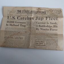 Stars And Stripes From October 24, 1944..  Battle At Leyte Japan's Worst... picture
