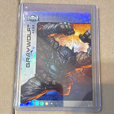 SkyBox - 2025 Metal Universe Batman #46 Gray Wolf Retribution Holographic picture