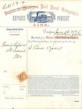 Dayton and Michigan Rail Road Express Freight Line - 1865 Express Document - Exp picture