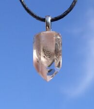 Lithium Quartz Free Form Crystal Stone Pendant Necklace picture