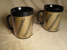 Panasonic Insulated Mug Set From '80's But NEW Salesman Samples picture