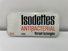 Vintage Isodettes Antibacterial Throat Lozenges Tin - Empty  picture