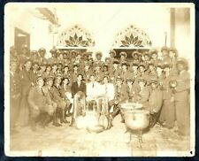 CUBAN MILITARY UNIFORMED EASTERN CUBA BAND DIRECTOR & MEMBERS 1930s Photo Y 227 picture