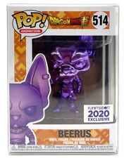 Funko Pop DBS Beerus #514 Purple Chrome Funimation 2020 Exclusive picture