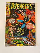 Avengers #84 (Marvel, 1970) Classic John Buscema cover. Off white pages picture