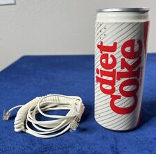 Diet Coke Can Shaped Phone 1985 Vintage Electronic Telephone w/ phone line picture