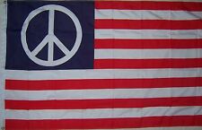 NEW 3x5ft U.S, USA PEACE SIGN ANTI WAR FLAG better quality usa seller picture