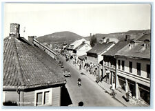c1950's Street Scene Lillehammer Storgaten Norway RPPC Photo Postcard picture