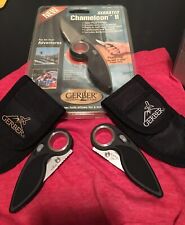 Gerber Chameleon II box 'n sheath = 3 knives ~ NEW ~ buy 2 get 1 FREE ~ picture
