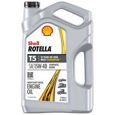 Shell Rotella T5 Synthetic Blend 15W-40 Diesel Engine Oil, 1 Gallon US picture