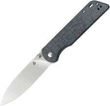 QSP Knives Parrot Denim Micarta Handle D2 Steel Linerlock Folding Pocket Knife picture