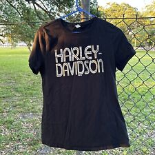 Harley Davidson shirt Woman Size Large Front And Back Authentic picture