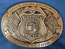 1995 Bostock USA Dayton Ohio Commemorative Police Belt Buckle #'d 376B/1500 picture