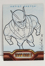 Iron Man 2 Artist Sketch Card Mike S. Miller Giant Man 1 of 1 Upper Deck Marvel picture