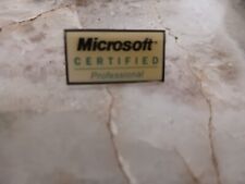 Vintage Microsoft Certified Collectible Souvenir Lapel Pin picture