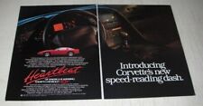 1990 Chevrolet Corvette Ad - Introducing Corvette's new speed-reading dash picture