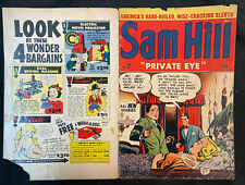 SAM HILL PRIVATE EYE NO. 7 1951 COVER ONLY VG- picture