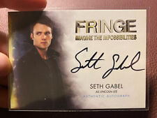 Fringe Seth Gabel Season 1 Autograph Cryptozoic A4 CZX picture