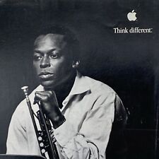 1999 Apple Computer Print Ad Miles Davis Think Different Genius B&W Vintage 90s picture