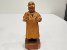 Vintage Anri Wood Carvings Pharmacist & Analytical Chemist Figurine 7