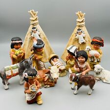 Vintage 1985 Gregory Perillo's Sage Brush Kids Replacement Figurines - Nativity picture