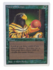 Natural Selection Unlimited LP MTG Magic the Gathering Trading Card TCG Green picture