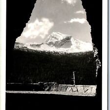 c1930s Glacier National Park, MT RPPC Heavens Peak Tunnel Mountain Range PC A173 picture