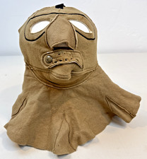 WWII USAAF U.S. Army Air Force Khaki Felt Cold Weather High Altitude Face Mask picture