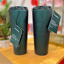 NWT Starbucks Stainless Steel Green Tumbler | Coffee Lover and Gift Idea picture