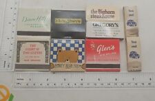 Vintage Matchbook Collectible Ephemera lot of 8 matchbooks advertising unused  picture