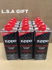Zippo 4 oz Fuel Fluid for All Zippo Lighters 12 x CAN COMBO SET picture